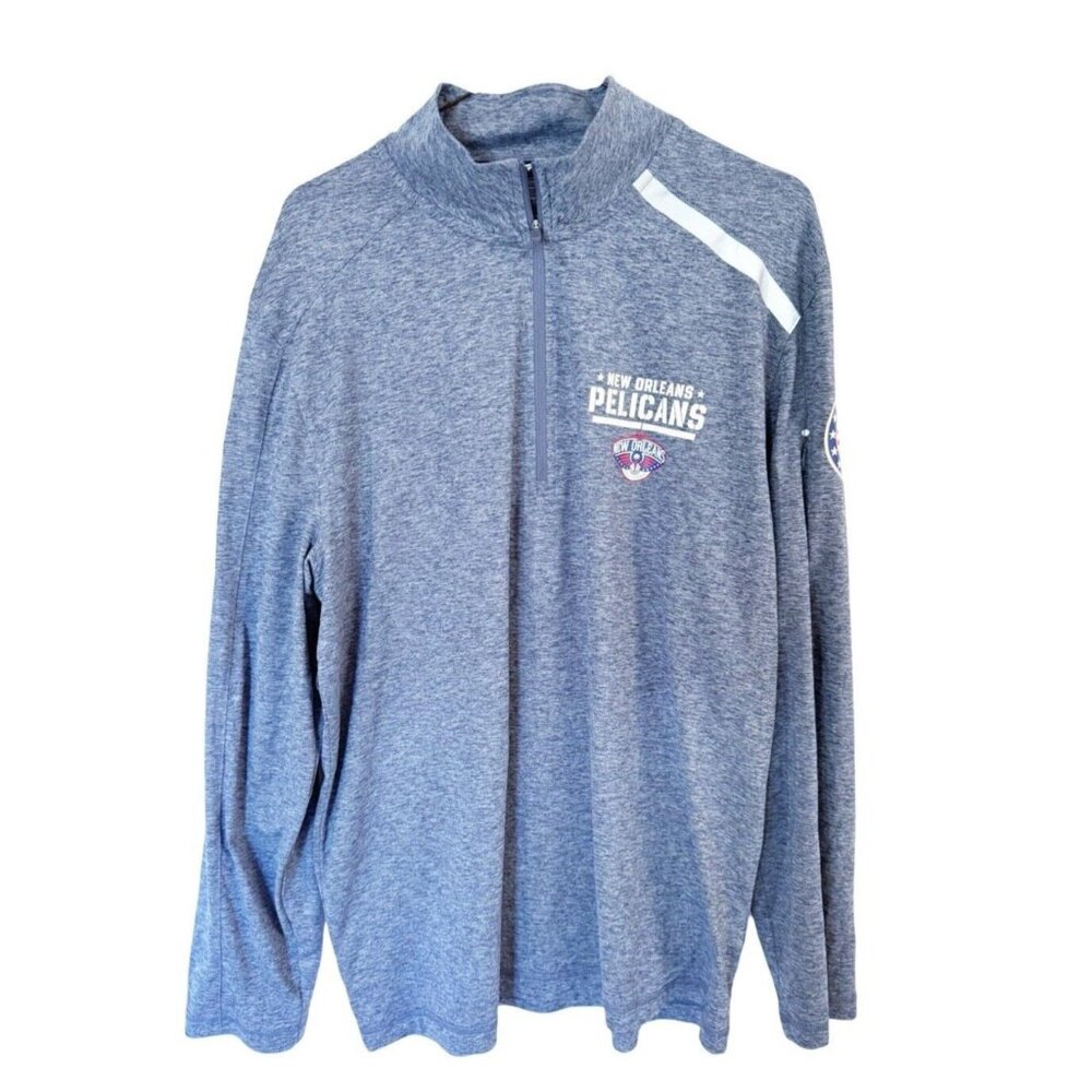 New Orleans Pelicans Patriotic Quarter Zip Size Large